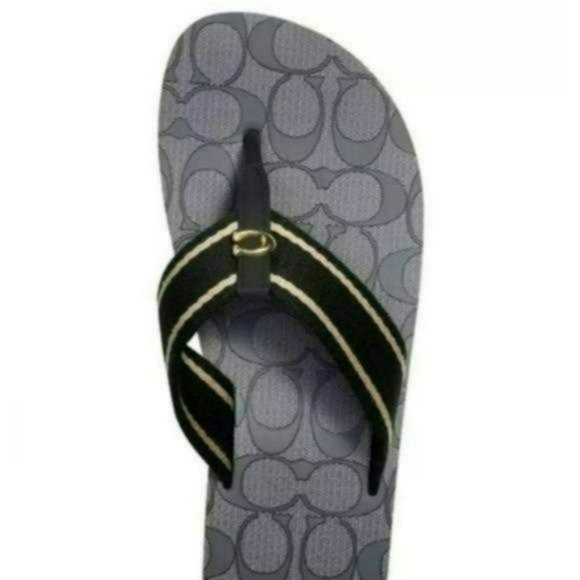 Coach Shoes - Coach Zoe Webbed Flip Flops -6